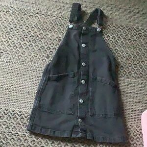 Black kids dress overalls
